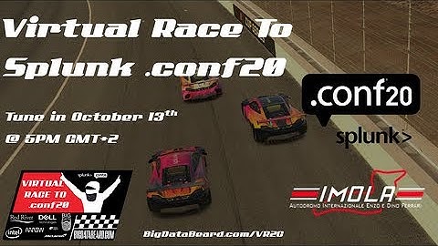 Virtual Race To Splunk .conf - Race #4 at Imola- sponsored by Splunk