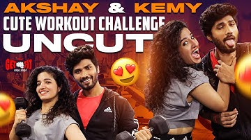 Akshay kamal & Kemy Gym Couple Goals😍😍 | UnCut Version |  Get Fit Challenge