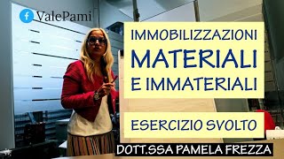 Acquisto Immobilizzazioni Materiali Ed Immateriali Esercizio Svolto Libro Mastro