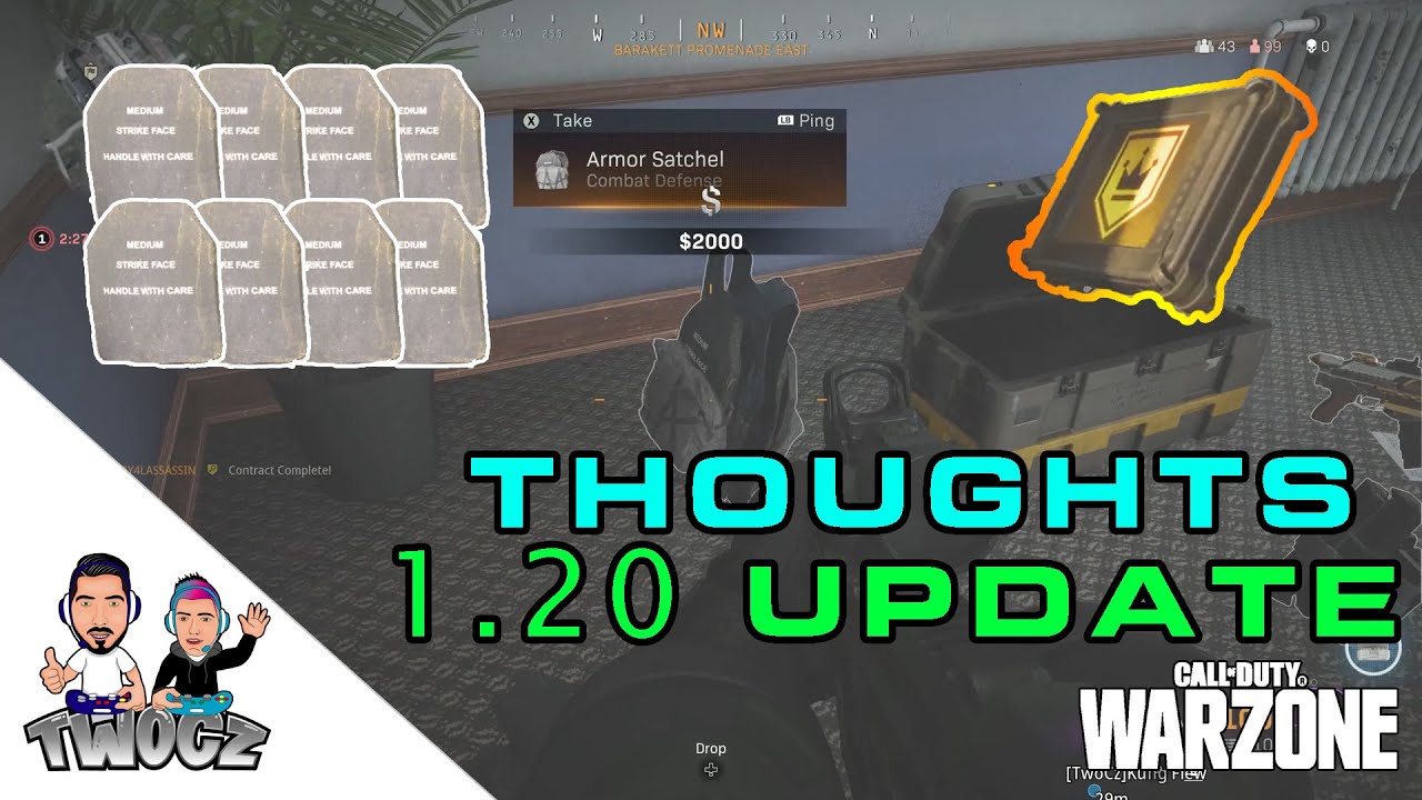 Call of Duty: Warzone - 1.20 Update Thoughts - Armor Satchel, Most Wanted & More!