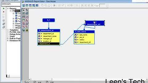 Oracle Reports 10g Tutorial in Bangla: Viewing Output from Multiple Query Reports