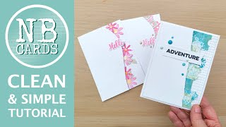 Cut Tear Punch Slice Creating Borders for a Clean and Simple Adventure Card [2024/16]