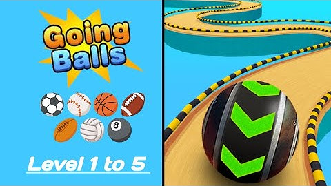Going Balls Gameplay Level 1-5 • Going Balls Max Levels (Android,iOS) Part-1