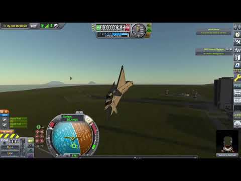 KSP: New F-22 Raptor Agility test