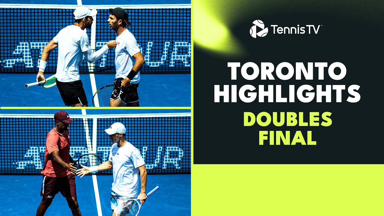 Arevalo & Rojer Take On Ram & Salisbury For The Title | Toronto 2023 Highlights Doubles Final