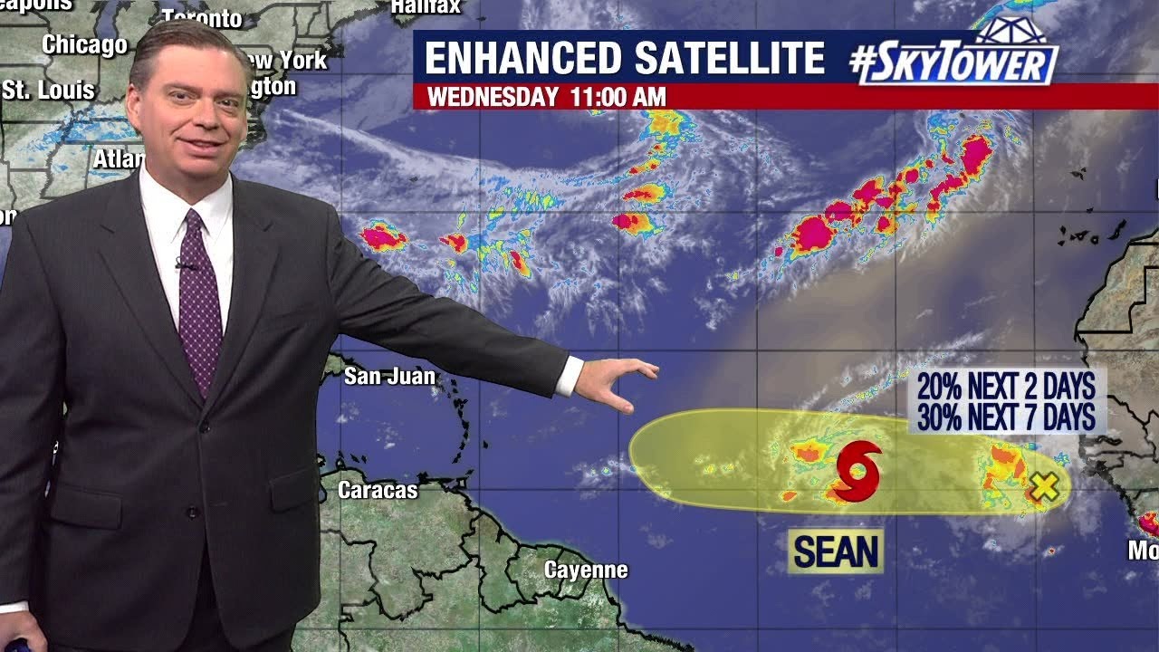 Tropical Storm Sean forms in Atlantic - YouTube