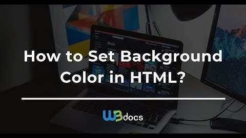 HTML Tutorial Changing the Background Color, Text Color and Font Color| FAST NU CFD