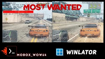 Need for speed Most wanted 2012 - Winlator 5.0 vs Mobox WoW64 emulator android | Test on Poco F1