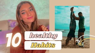 10 HEALTHY HABITS FOR A HEALTHY LIFESTYLE | 10 عادات صحية لأسلوب حياة صحي