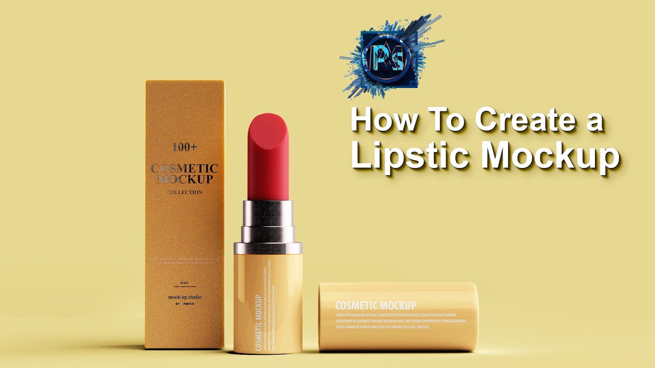 Download How to make Lipstick mockup | Photoshop Mockup Tutorial ...