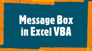 Learn with me Excel VBA|Tamil |Part 1|Simple message box Macro