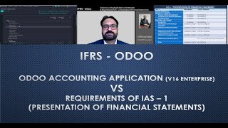 Odoo Accounting App & IFRS (Requirements of IAS 1 - Presentation of Financial Statements)