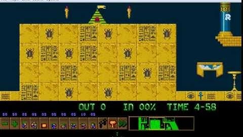Lemmings custom: The Rise of Egypt