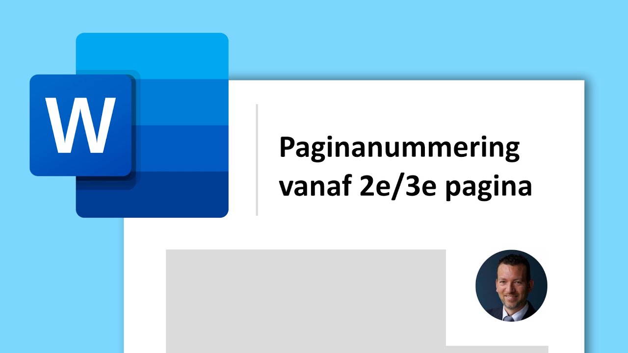New Word paginanummering vanaf derde pagina - automatische paginanummering in Word vanaf latere pagina