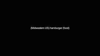 hamburg video Dictionary meaning and pronunciation