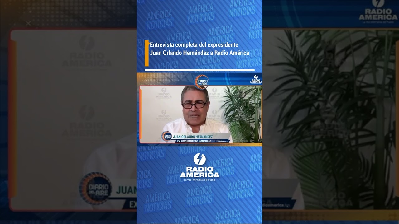 Entrevista al expresidente Juan Orlando Hernández