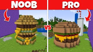 Aphmau Crew builds a GIANT BURGER | NOOB vs PRO