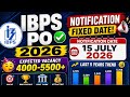 IBPS Po ✅ Notification Soon 🫠 Fixed Date 🥳 Expected Vaccancy 💯 #ibpsponotification 