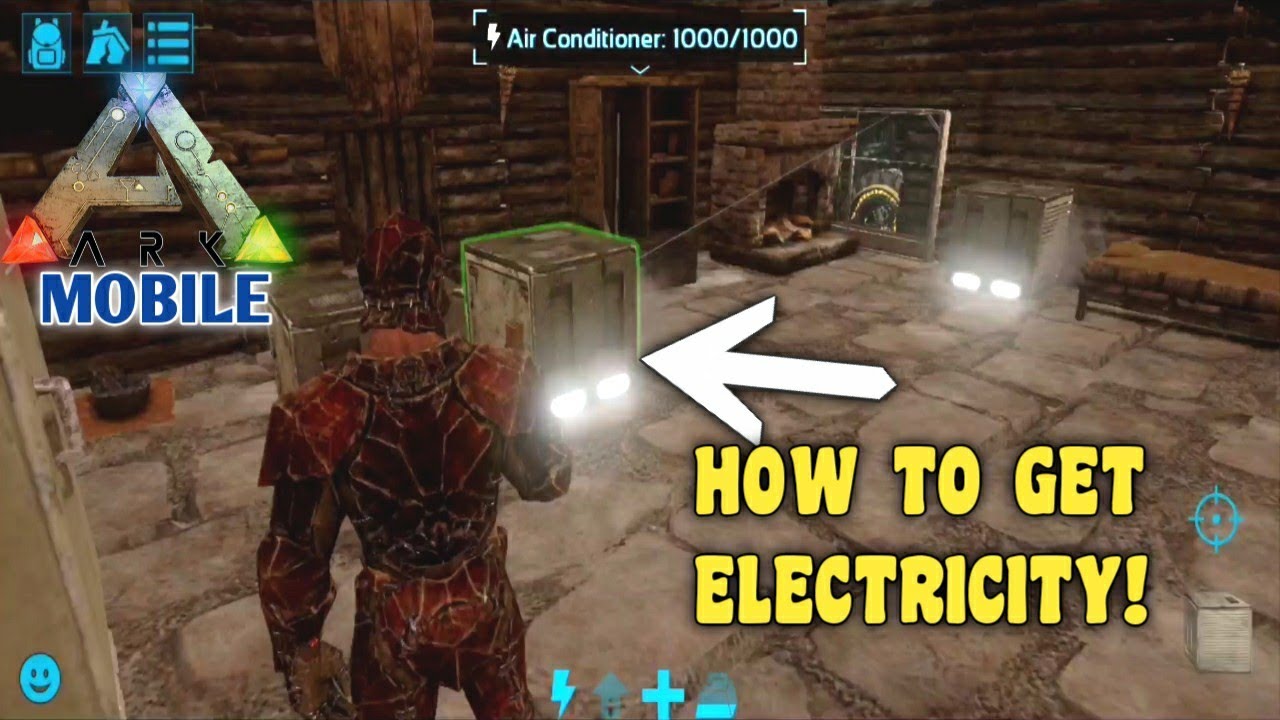 Ark Mobile | How To Get/Set Up Electricity In Ark Mobile | Electrical Generator | Air ...