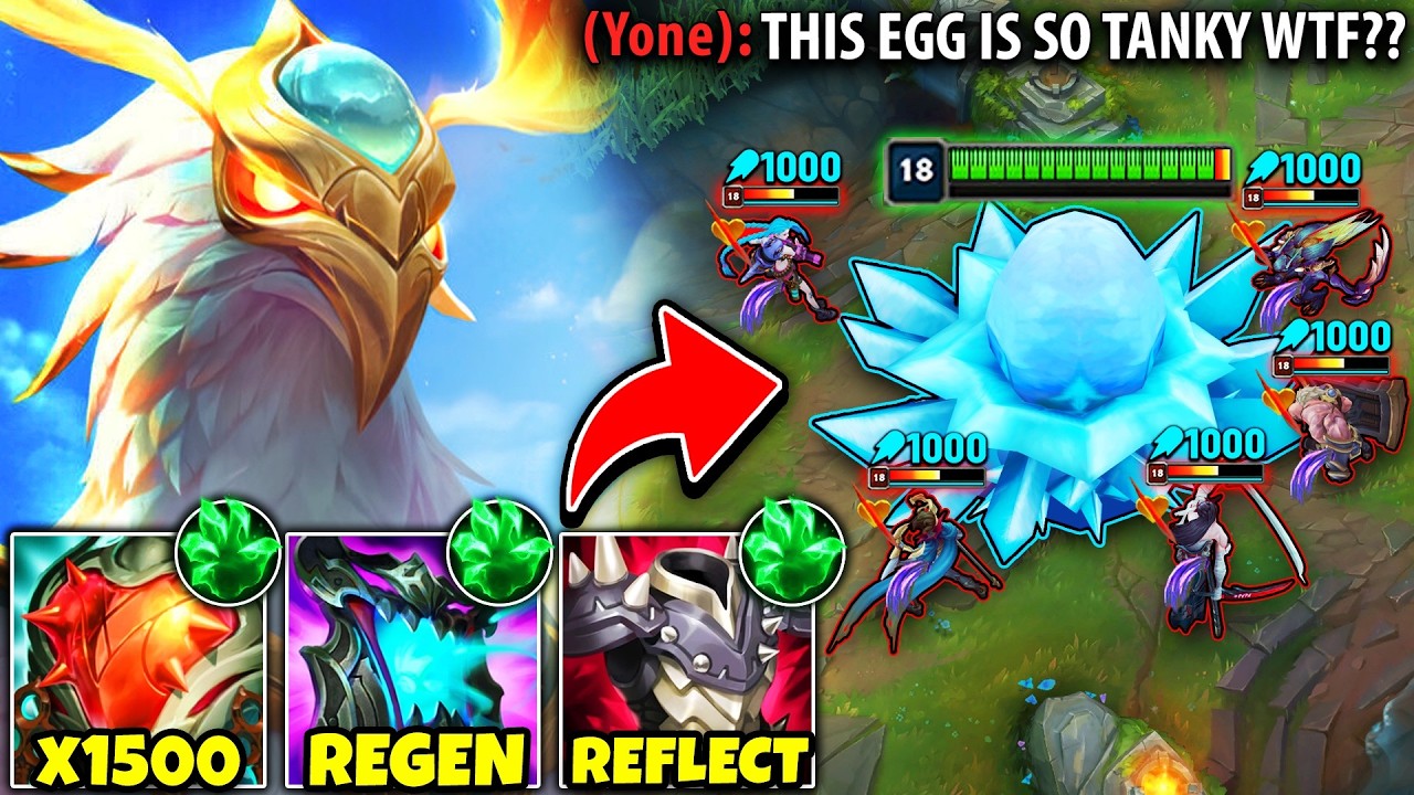 Anivia but I'm so tanky that my Egg is completely unkillable... (THIS IS LEGIT HILARIOUS)