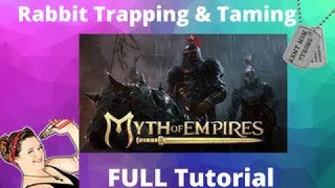 How To Trap & Tame Rabbits - Myth Of Empires SUPER Important early game