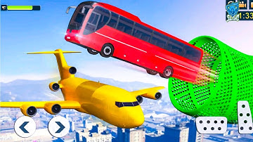 Impossible Bus Stunt Driving 2023 - Mega Ramp Racing Driving Simulator - Android GamePlay