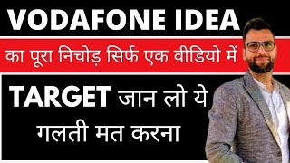 vodafone idea share detailed analysis/ vodafone idea latest news / Vodafone idea share price