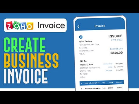 Zoho Invoice Tutorial 2022 | How To Create A Business Invoice (2022)