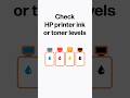 Controllare i livelli di inchiostro o toner della stampante HP | HP Support