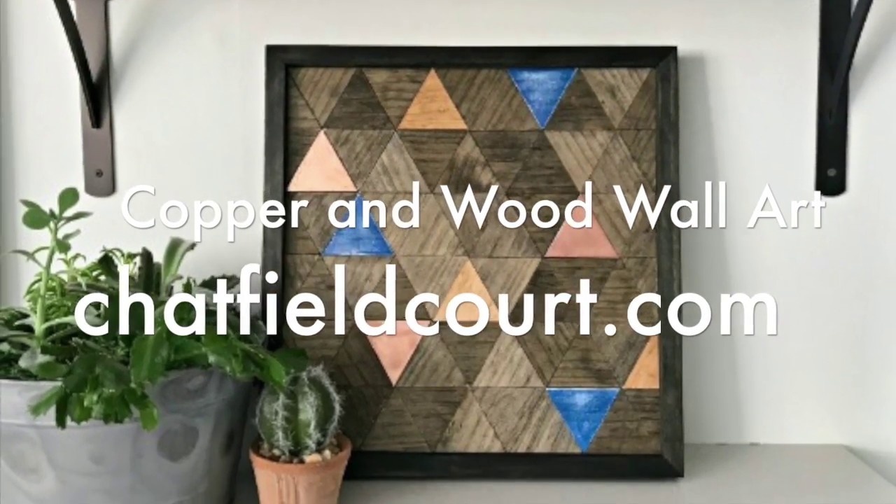 Copper and Wood Wall Art YouTube