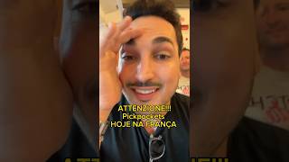 ‼️ATTENZIONE!‼️AGORA, no trem na Europa presenciei os famosos “pickpockets” em ação.😨😨😨😨
