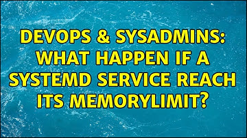 DevOps & SysAdmins: What happen if a systemd service reach its MemoryLimit?