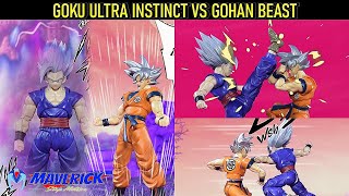 Dragon Ball Super Stop Motion | GOKU ULTRA INSTINCT VS GOHAN BEAST | SH Figuarts | DBS Manga 103 |