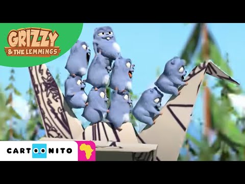 Grizzy And The Lemmings | Paper Swan | Cartoonito Africa