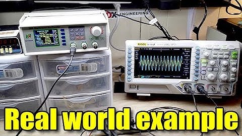 Function generator example filter sweep