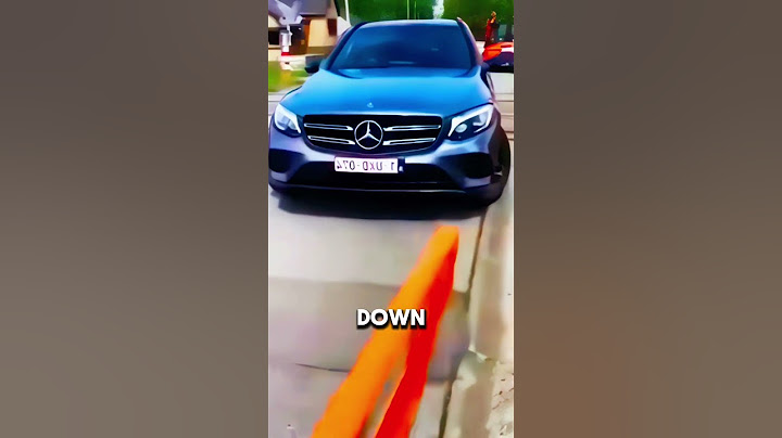 Grandma blocks train in her GLS 😱😰