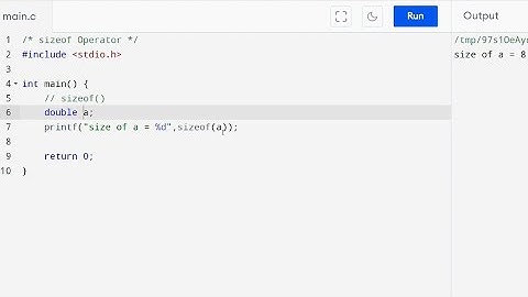 Sizeof Operator in C Programming | Full Concept with Example Program