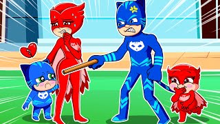 HAPPY OR UNHAPPY FAMILY ? | Catboy's Family Sad Story | PJ MASKS COMPLETE | PJ MASKS 2D Animation screenshot 4