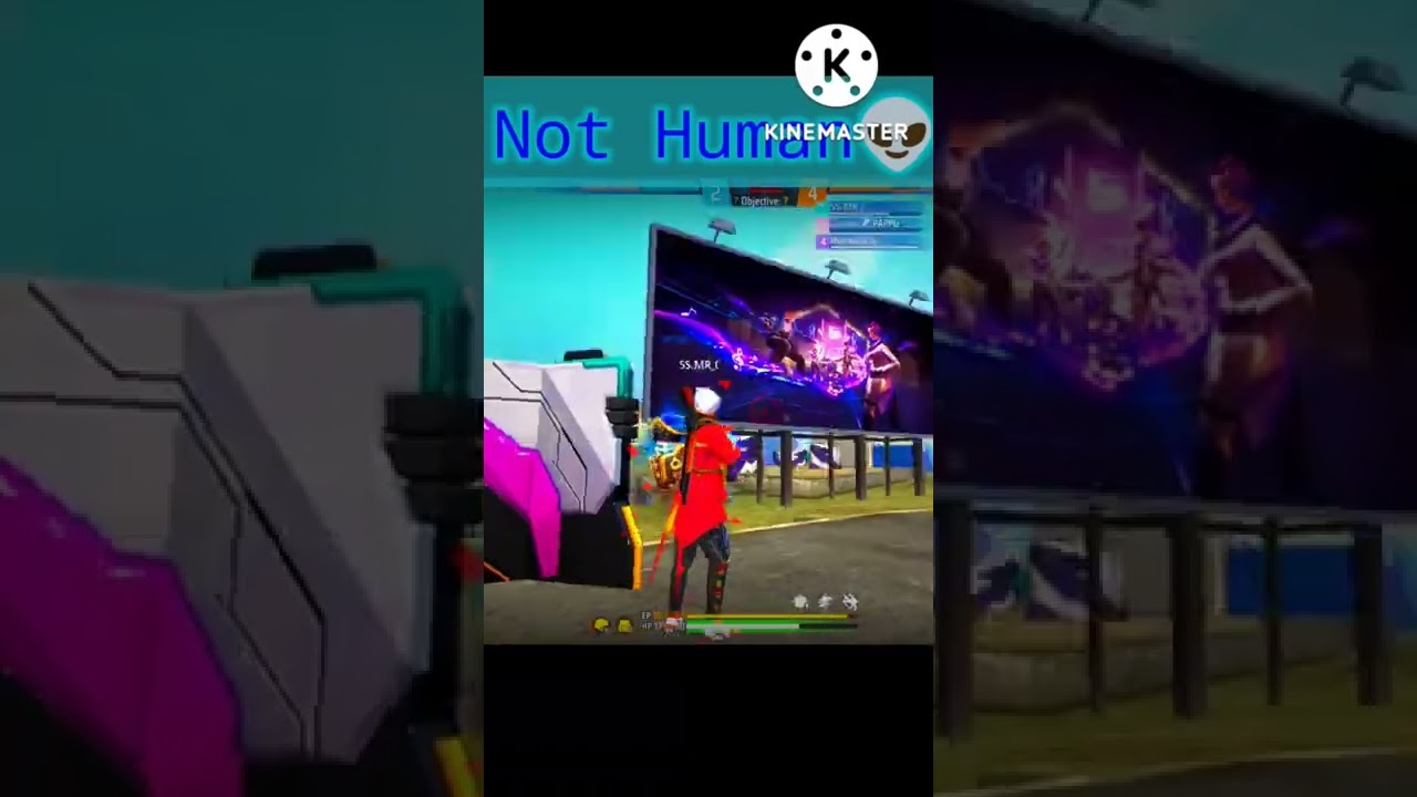 WTF || free fire 1 vs 4 CLUTCH 