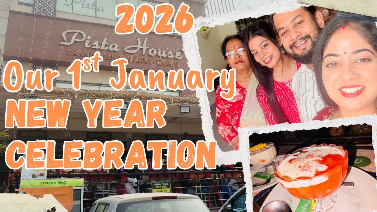 New Year 2026 Family Vlog: Restaurant Mein First Day Party! | Best Food ...