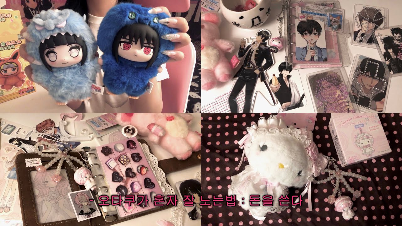 [오타쿠 브이로그] 혼자서도 잘 노는 오타쿠가 되자 | 나부부 ⸰ 테무 다이어리 셋업 ⸰ 산리오 화이트프릴 ⸰ 데일리쥬 ⸰ 비즈탑꾸