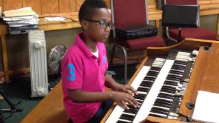 preaching chords 10yr old organist