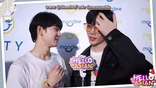 221204 ZeeNuNew HelloAsian Interview - DMD Charity Day [ENG SUB]