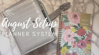 August Setup | Personal Planner Setup | Functional Planning