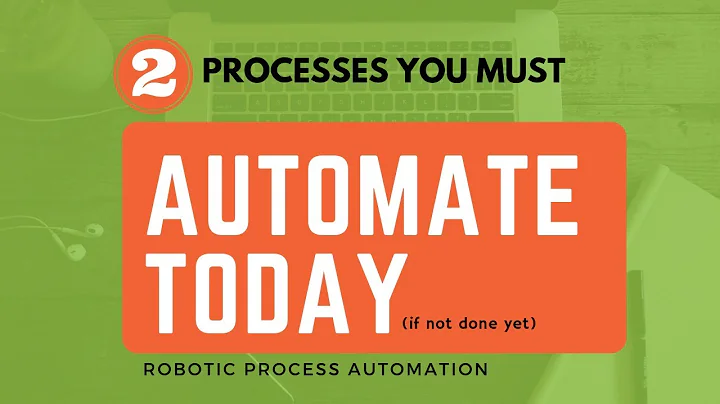 You Must use RPA for These 2 Tasks (Uses of Robotic Process Automation)