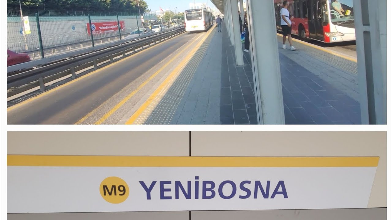İstanbul Da Yenibosna Metrobus ile  M9 Yenibosna Metro Arasında Nasıl Aktarma Yapılır #58