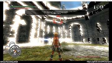 RPCS3 PS3 Emulator - X blades Ingame! OGL (f0f8f50) LLVM