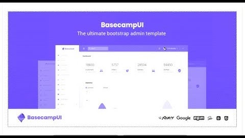 BasecampUI Bootstrap Admin Dashboard Template | Themeforest Templates