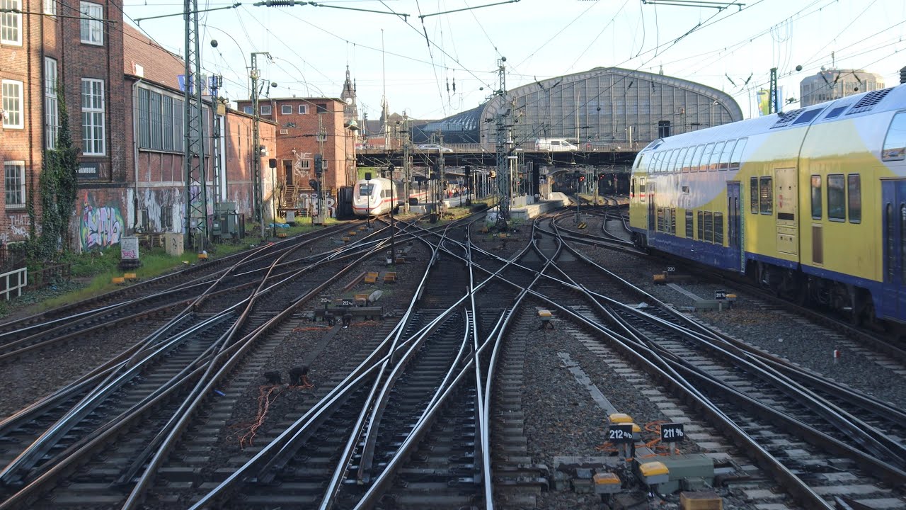 Maschen Rbf – Hamburg-Eidelstedt Gbf | Cab ride Germany | Führerstandsmitfahrt mit BR 185 [04.2023]