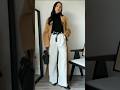 Ideas para llevar pantalones blancos 🤍😍#outfitscasuales #estiloelegante #fashion #pantalones